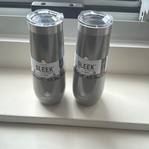 Manna sleek stainless steel tumblers